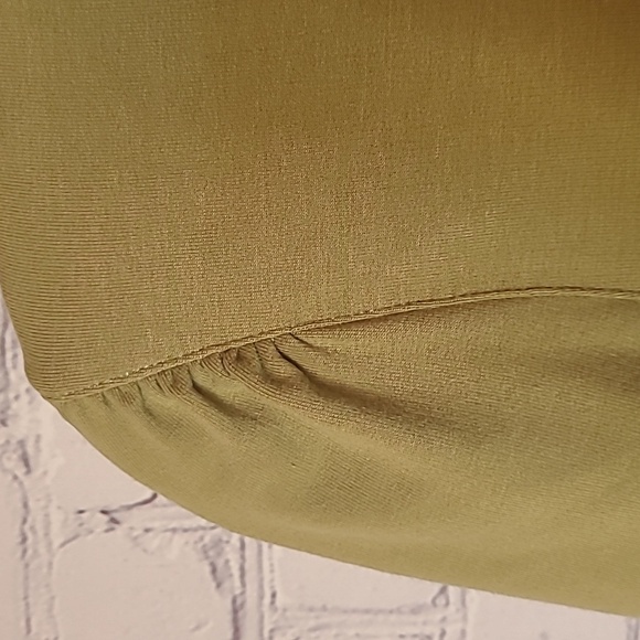 Garnet Hill Sage Green 1/4 Zip French Terry Comfort Dress XS Pockets - Picture 4 of 7